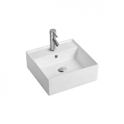 P907 square modern fashion design ceramic toilet small vessel sink